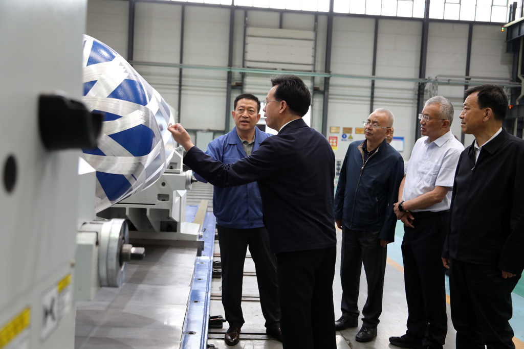 甘肅省政協(xié)調(diào)研組來星火機床公司調(diào)研