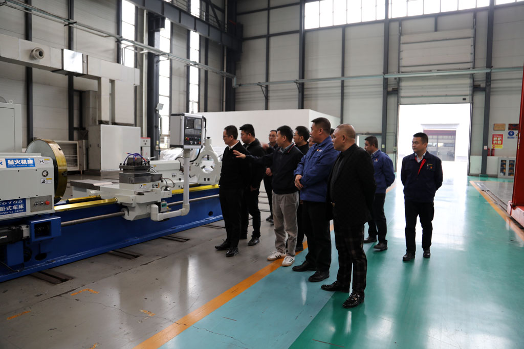 中國能源建設(shè)集團投資有限公司考察組到星火數(shù)控公司考察